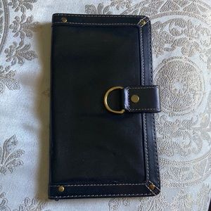 Nordstrom Leather Black Travel Wallet